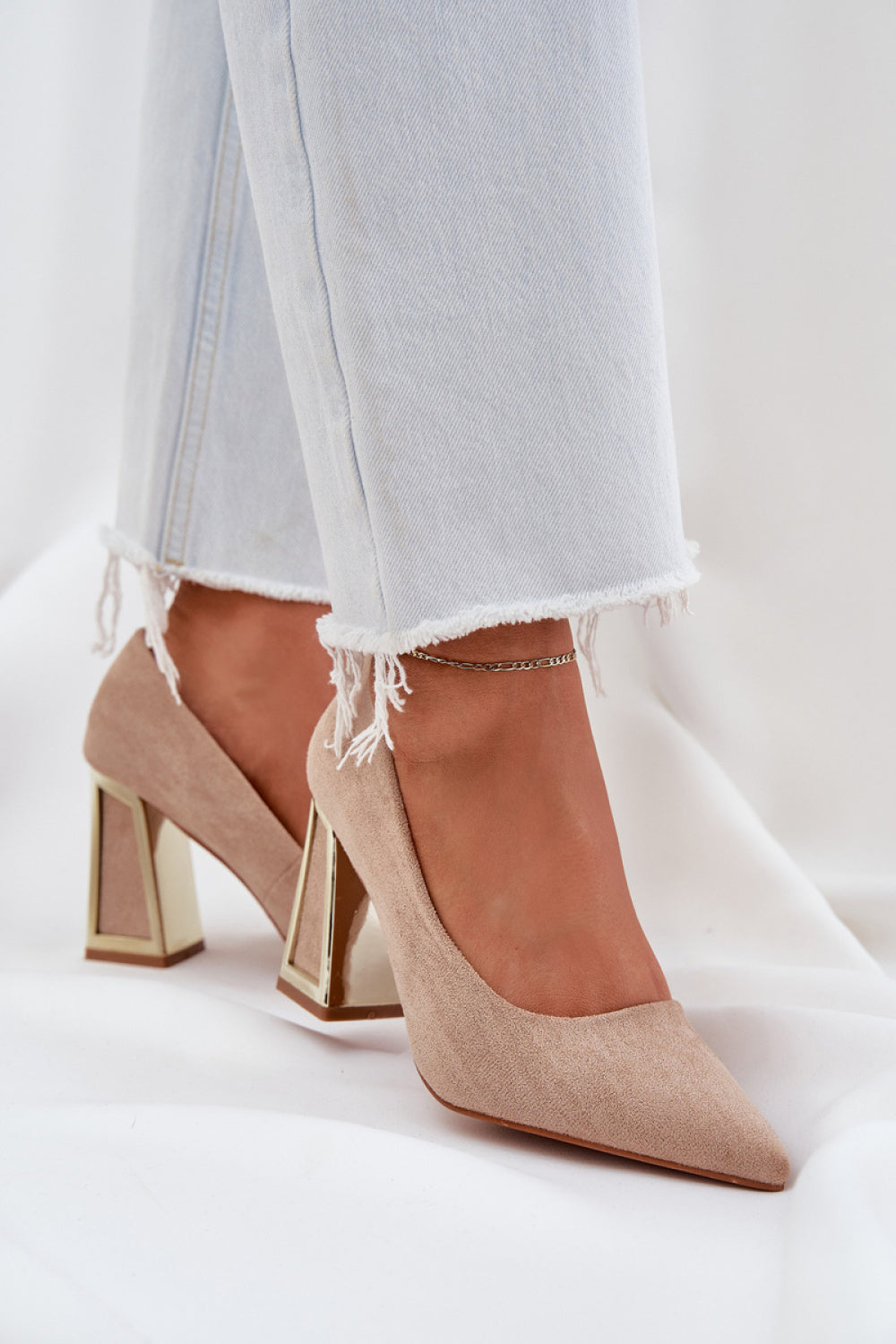 Block heel pumps model 208434 Step in style-Luxore