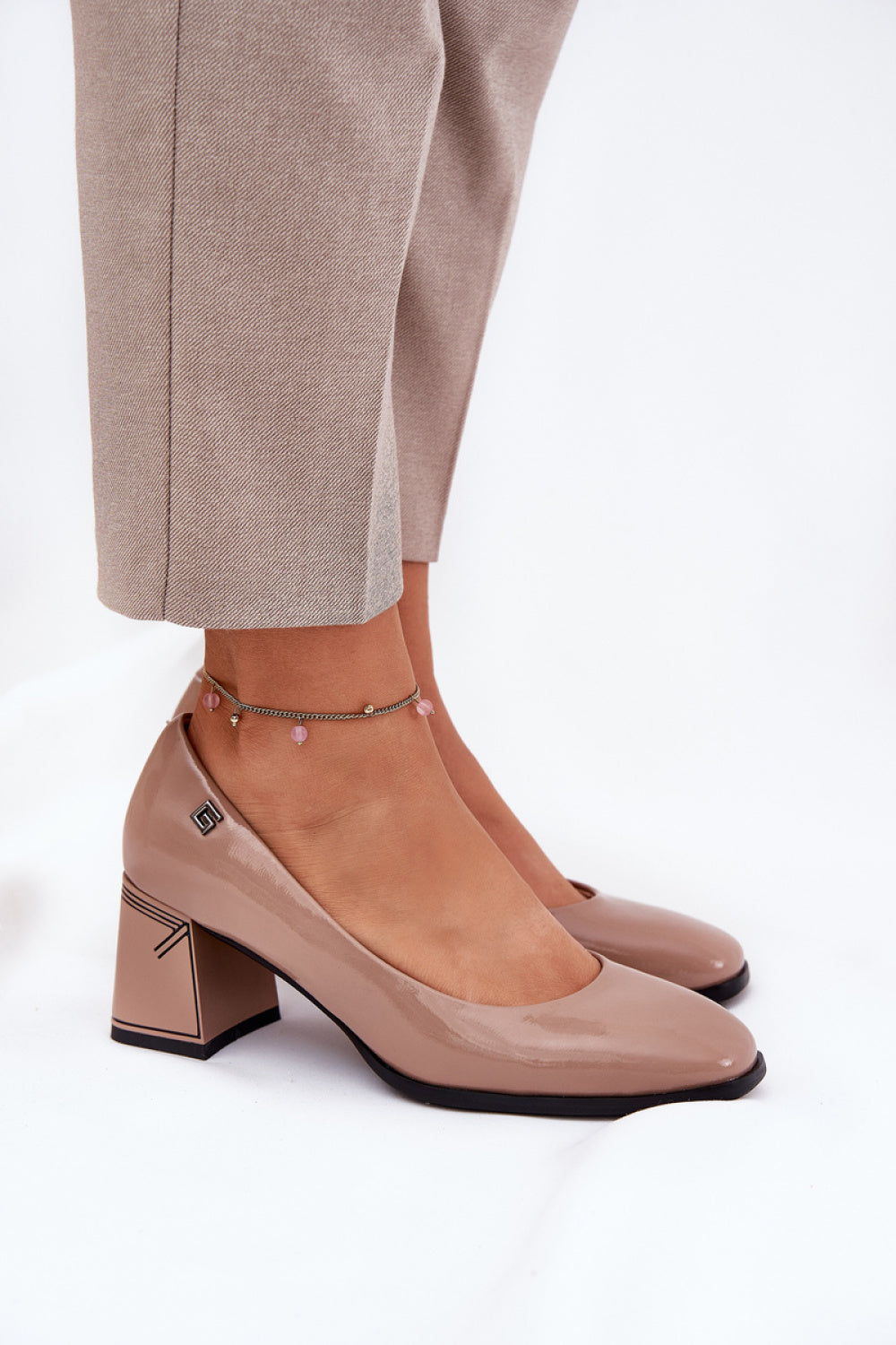 Block heel pumps model 211070 Step in style-Luxore