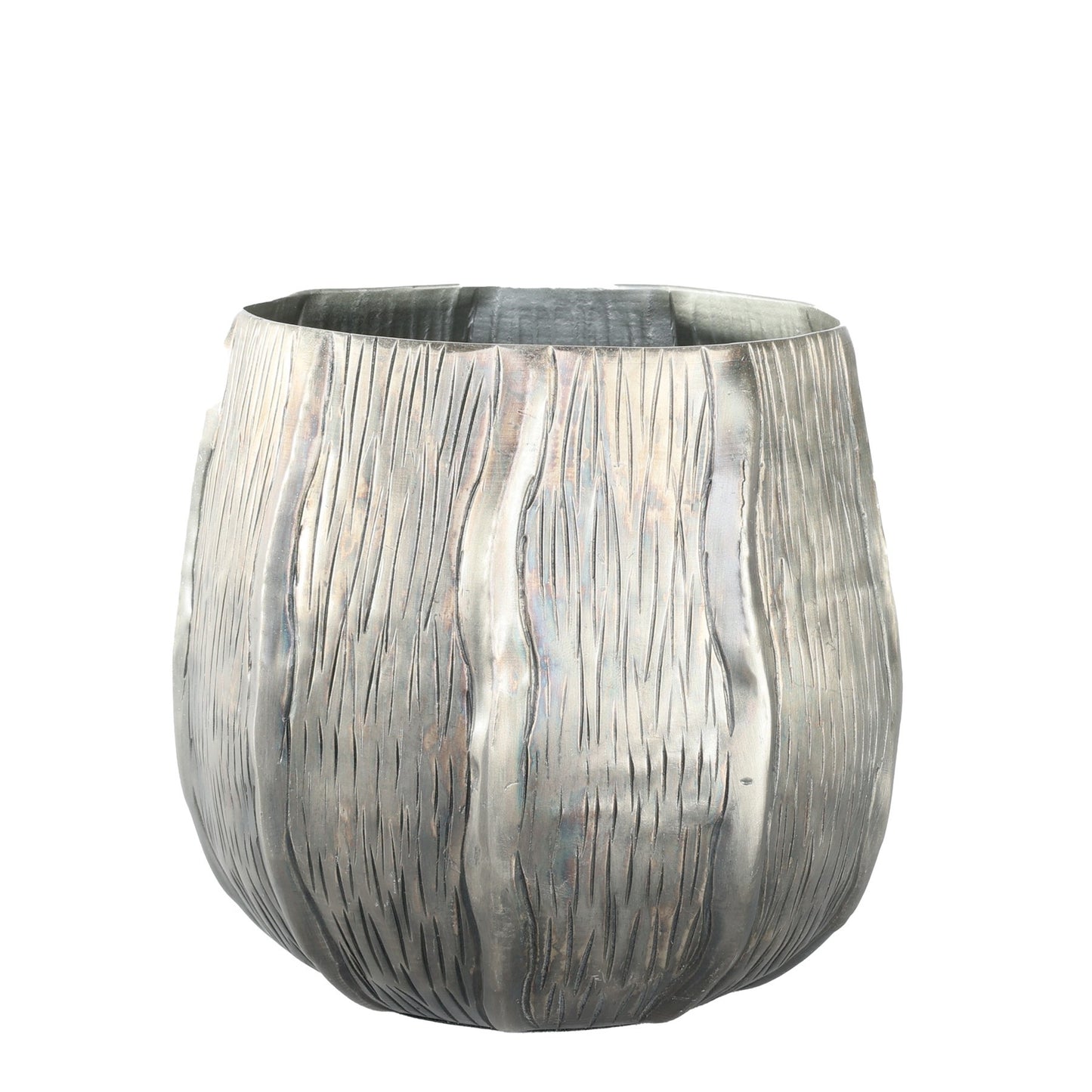 Antique Silver Eros Planter (15x16cm)