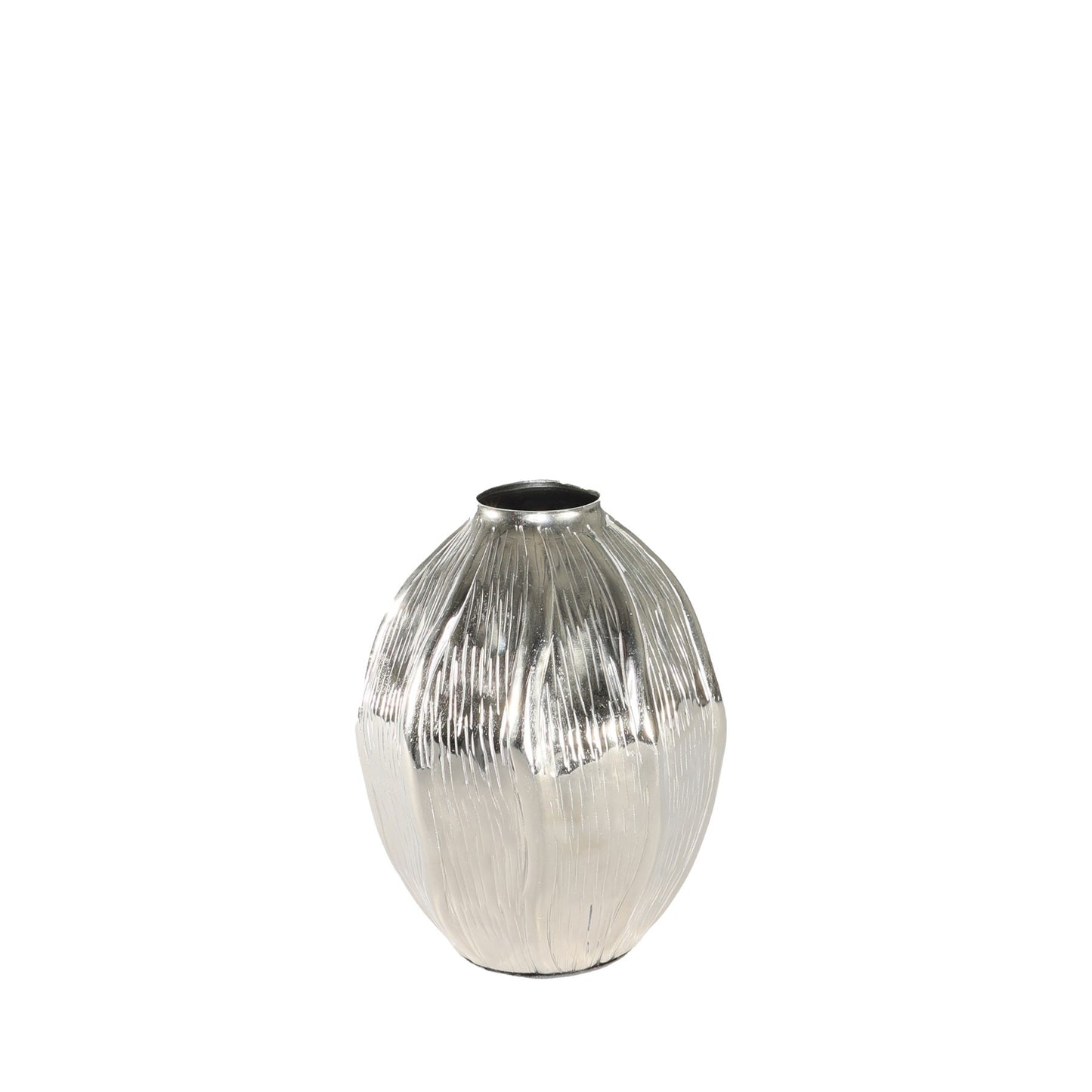 Silver Eros Seed Vase (19x15.5cm)