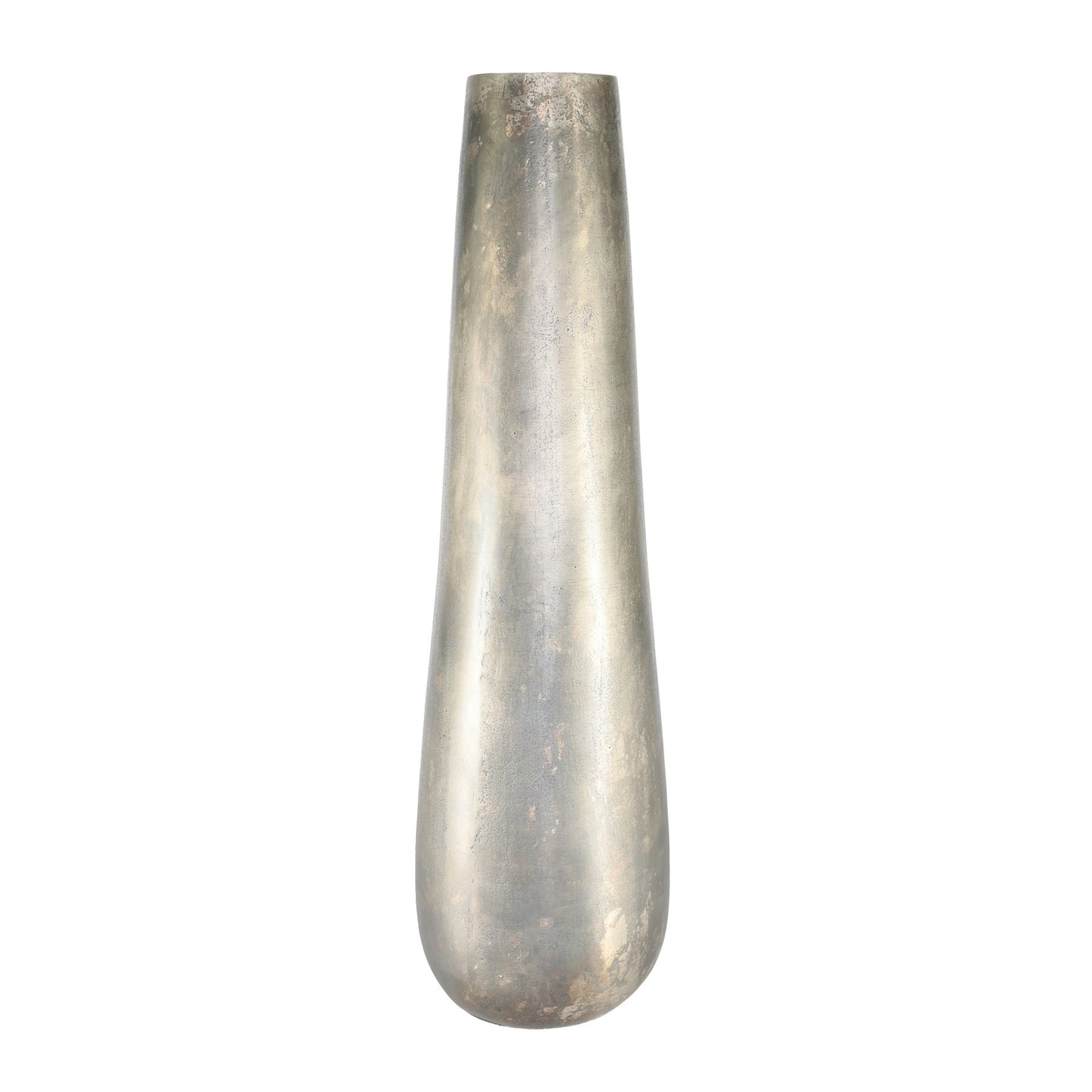 Antique Silver Poseidon Vase (58 x 17cm)