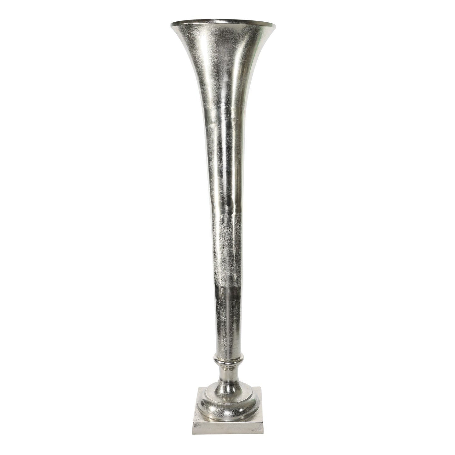 Silver Poseidon Trumpet Vase (140 x 34cm)