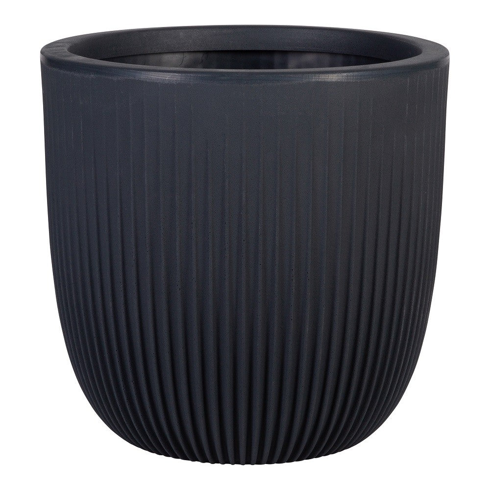 Graphite Round Pacific Planter (34.5cm)
