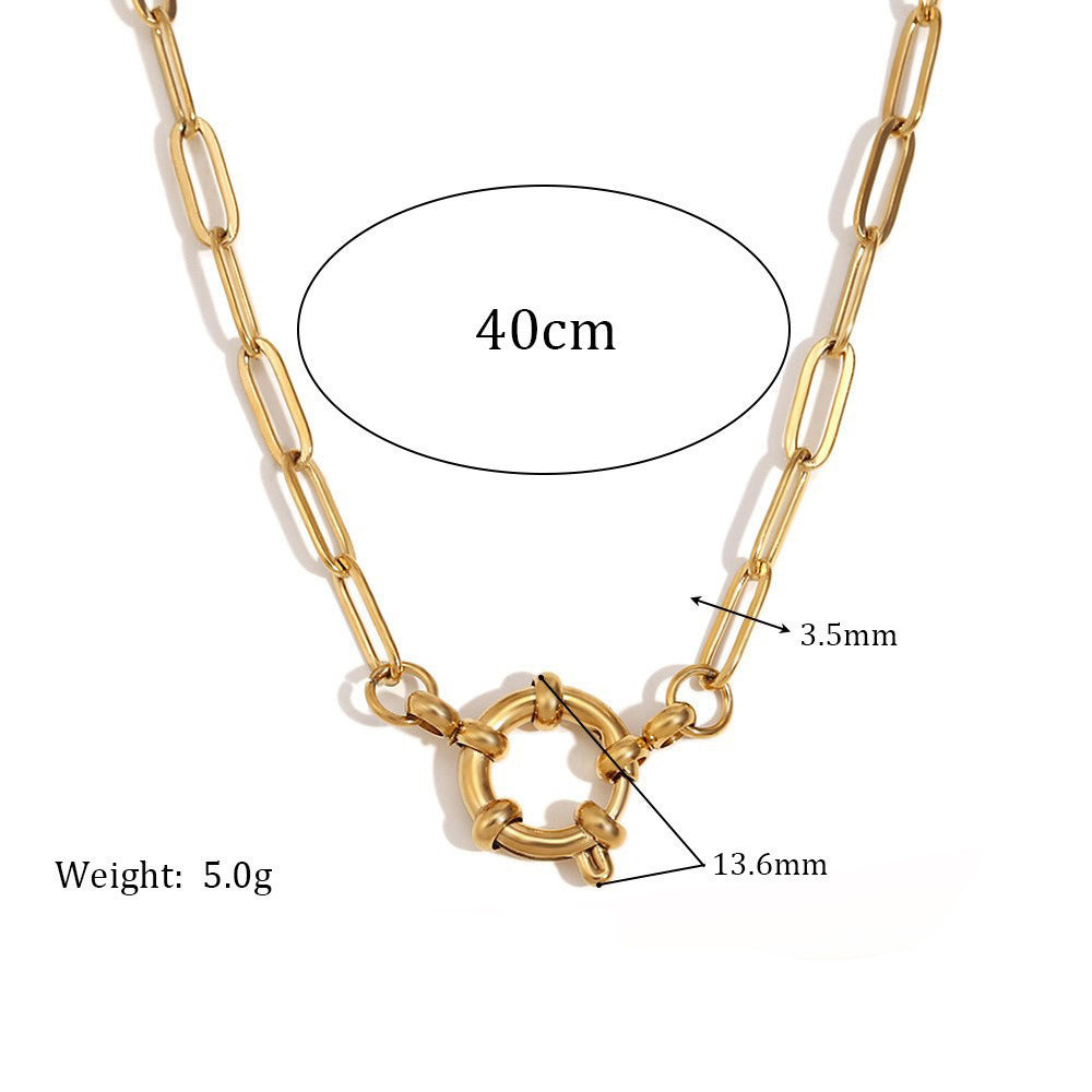 18K Gold Crown/Christmas Tree/Ice Skates Design Exquisite Fashion Pendant Necklace-Luxore