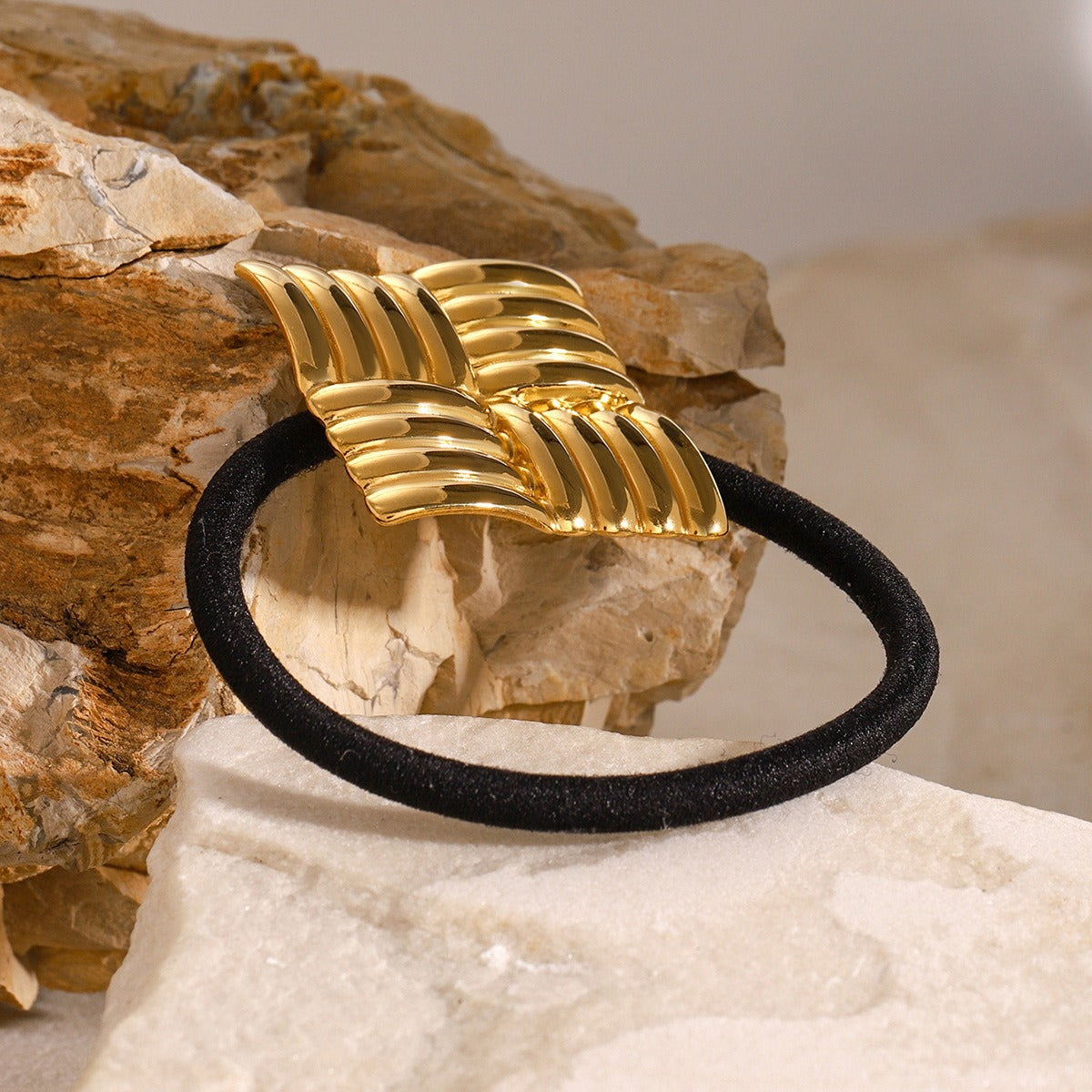 Modern Geometric Stripe Hair Accessory – Bold & Stylish Design-Luxore
