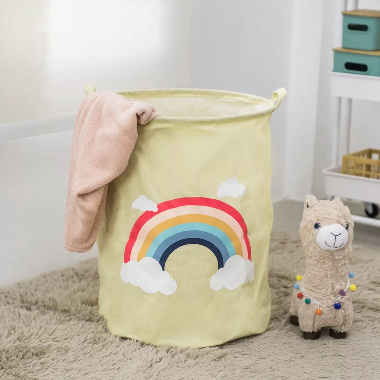 Kids' Laundry Baskets 2-Pack for nursery or bedroom~5235-1
