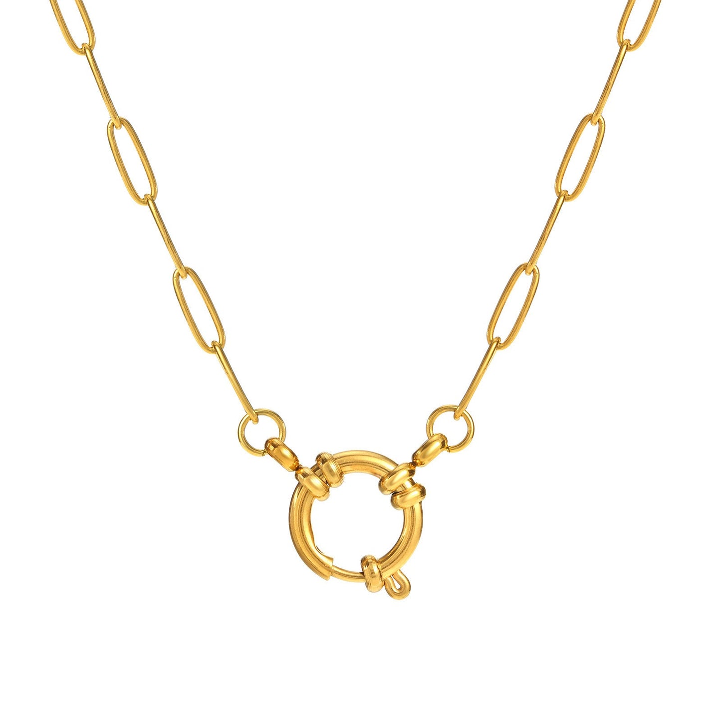18K gold 12 zodiac signs exquisite high-end necklace-Luxore