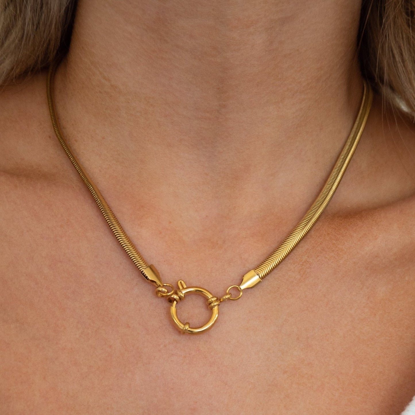 18K gold 12 zodiac signs exquisite high-end necklace-Luxore