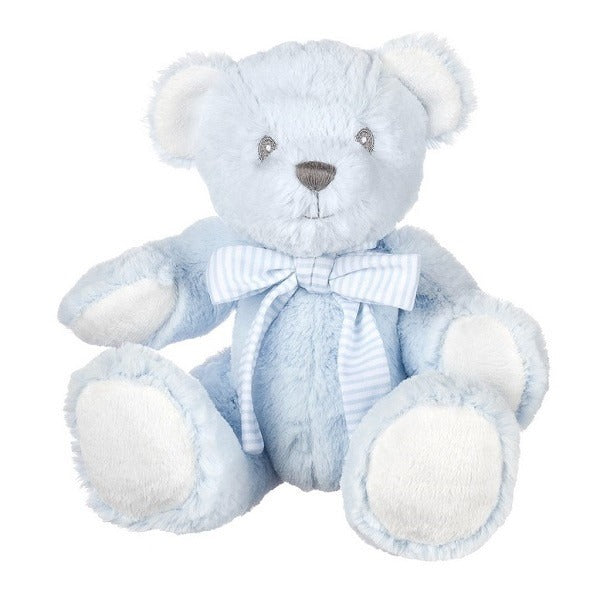 Suki Baby Blue Hug-a-Boo Bear with Rattle (7 Inch)