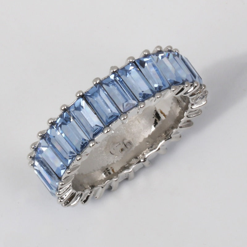 18K PVD Gold Round Gemstone High-End Ring-Luxore