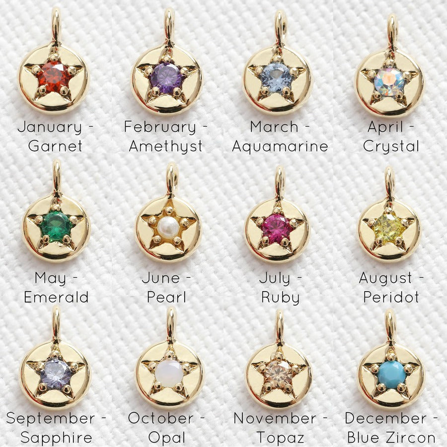 18K gold heart with hollow star-shaped inlaid gemstone design high-end unique necklace-Luxore