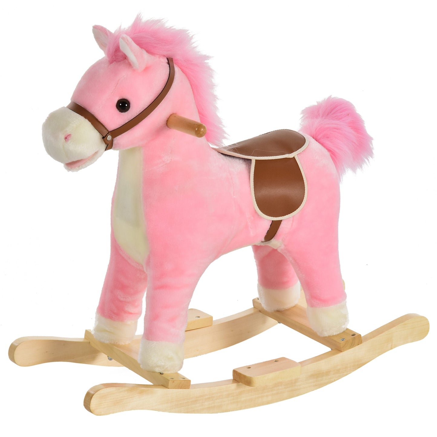Interactive Rocking Horse – Plush Ride-On Toy-Luxore