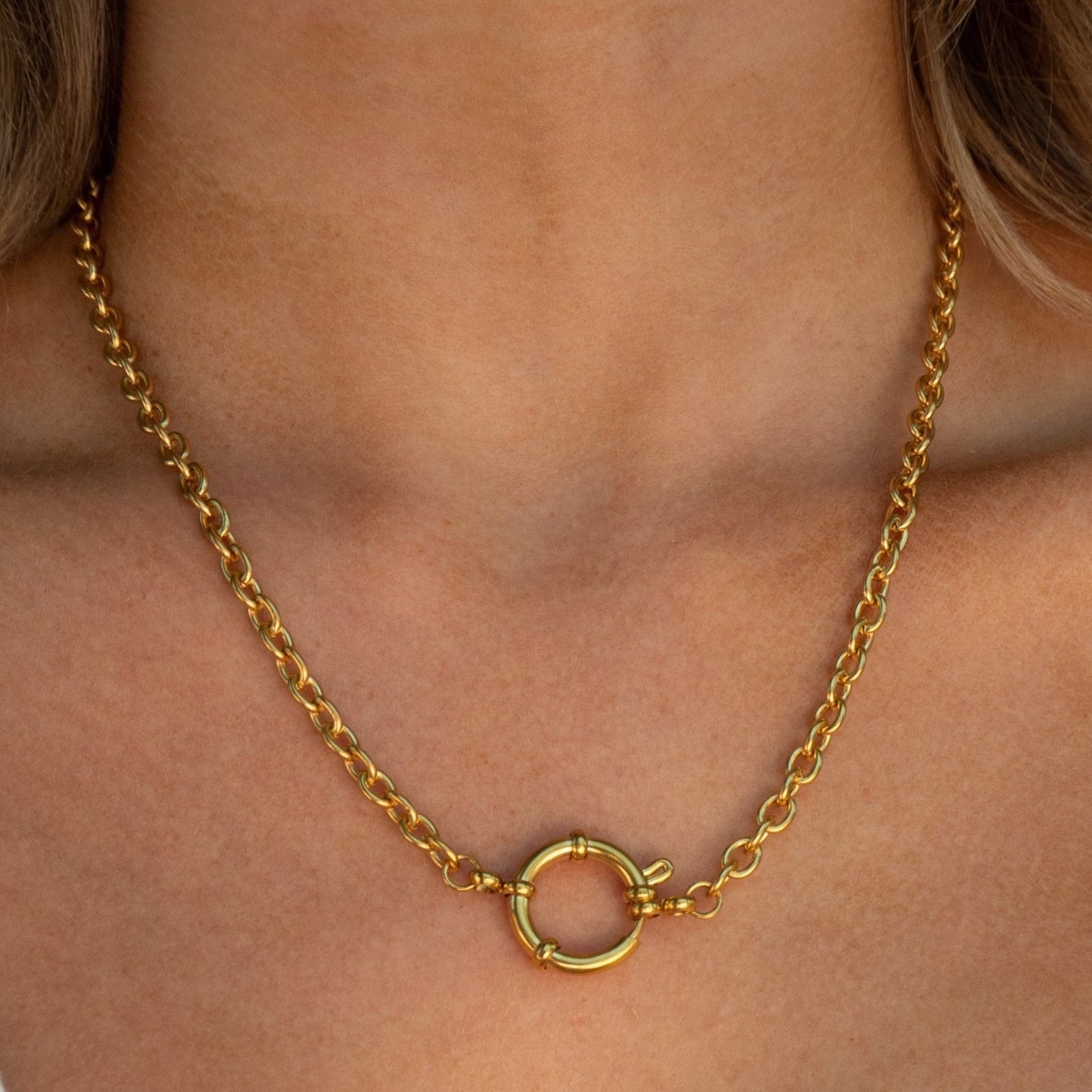 18K gold 12 zodiac signs exquisite high-end necklace-Luxore