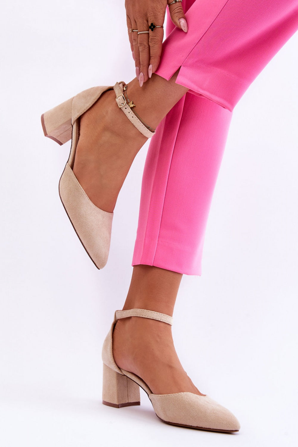 Block heel pumps model 181451 Step in style-Luxore