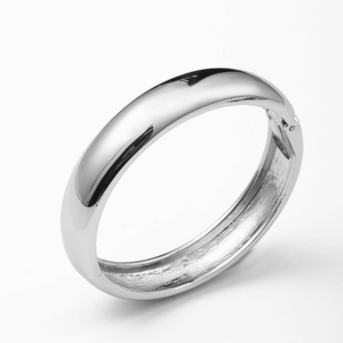 Gold Plated Wide-Face Gold Bracelet – Timeless Elegance in Minimalist Design-Luxore