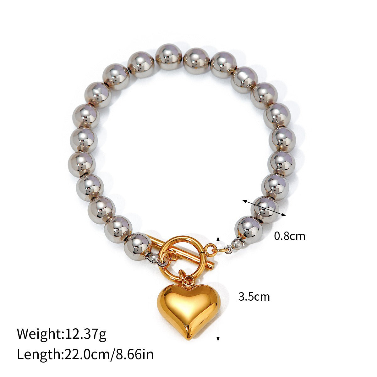 18K gold chain inlaid gemstone design light luxury noble bracelet-Luxore