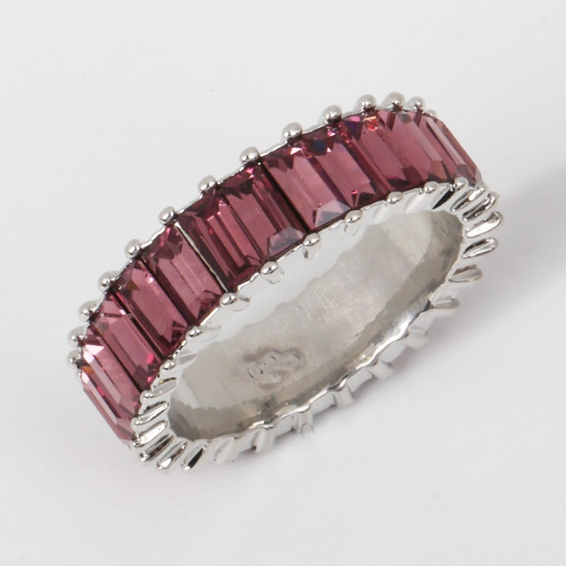18K PVD Gold Round Gemstone High-End Ring-Luxore