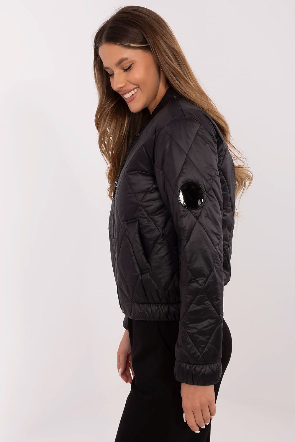 Jacket - Women's Quilted Bomber Jacket – Stylish & Practical