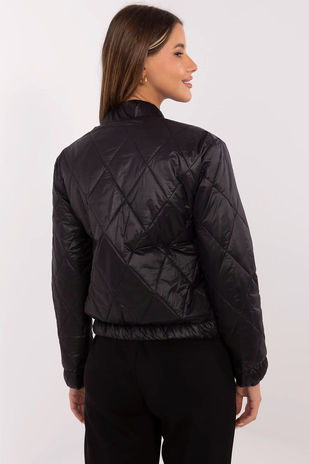 Jacket - Women's Quilted Bomber Jacket – Stylish & Practical