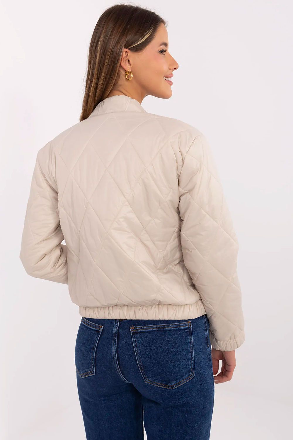Jacket - Women's Quilted Bomber Jacket – Stylish & Practical