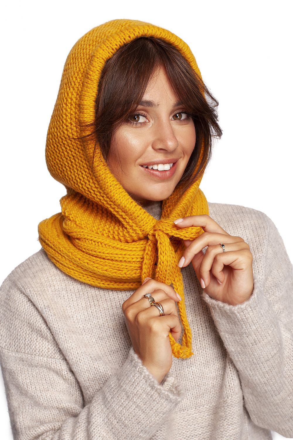 Scarf - Cozy Knit Infinity Scarf For Autumn & Winter
