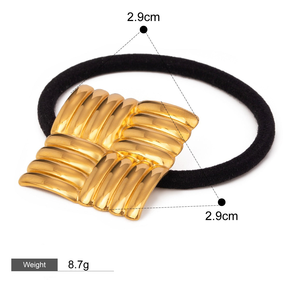 Modern Geometric Stripe Hair Accessory – Bold & Stylish Design-Luxore