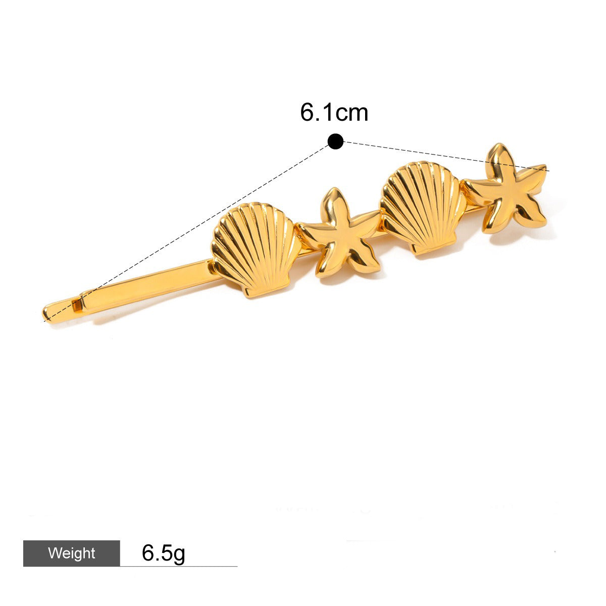 Luxury Shell & Starfish Hair Accessory – Inspired by the Beauty of the Sea-Luxore