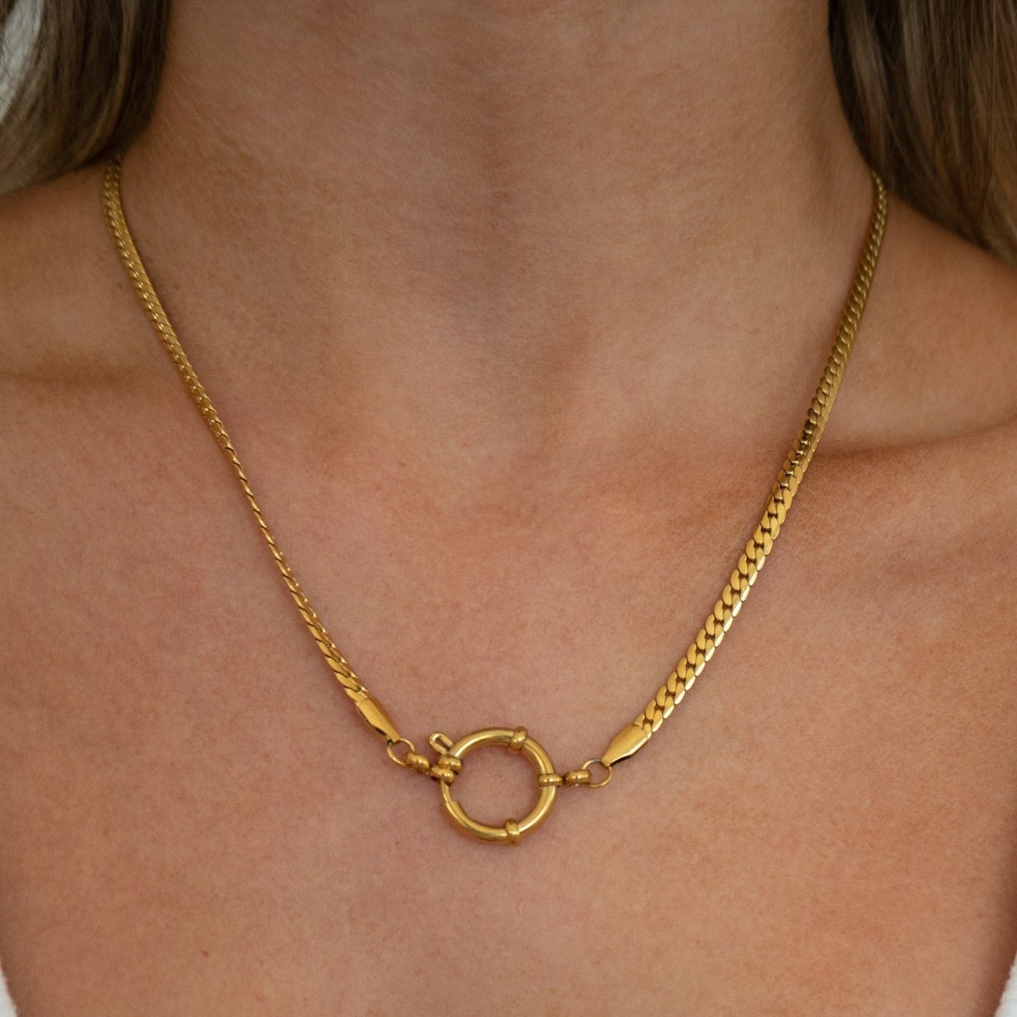 18K gold 12 zodiac signs exquisite high-end necklace-Luxore