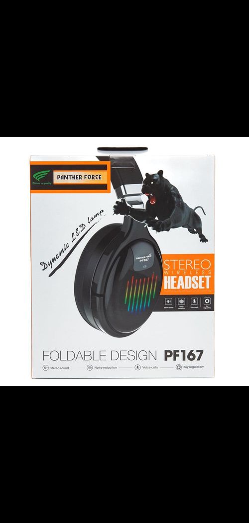Electronics - Panther Force Wireless Bluetooth Folding Headphone