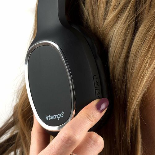Electronics - Intempo Sync Black Wireless Bluetooth Headphones