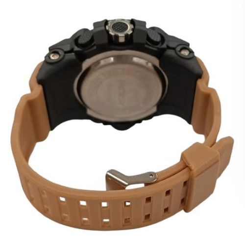 Accessories - Rider Mens Dual Time Digital Black Dial Brown Rubber Strap Watch Models May Vary - CLEARANCE NEEDS RE-BATTERY