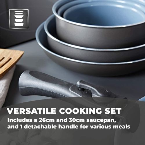 Home Goods - Tower Freedom 3 Piece 26/30cm Cookware Set With Ceramic Coating- T800202