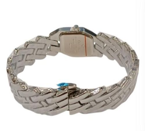 Accessories - Clasico Ladies Water Resistant Bling Black Dial Silver Metal Strap Bracelet Watch