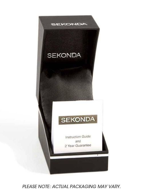 Accessories - Sekonda Ladies Editions With Silver Glitter Dial And White Strap Watch 40003