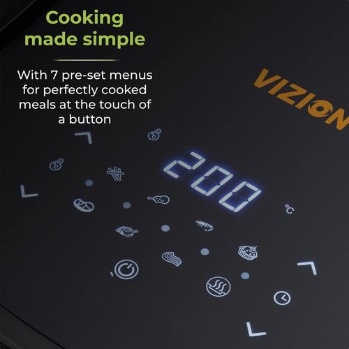 Kitchen Appliances - Tower Vortx Vizion Digital Air Fryer 7L With Rapid Air Circulation