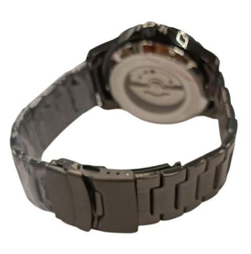 Accessories - Christyan Arden Mens Fashion Dated Dial Analogue Black/Black Metal Bracelet Strap Watch