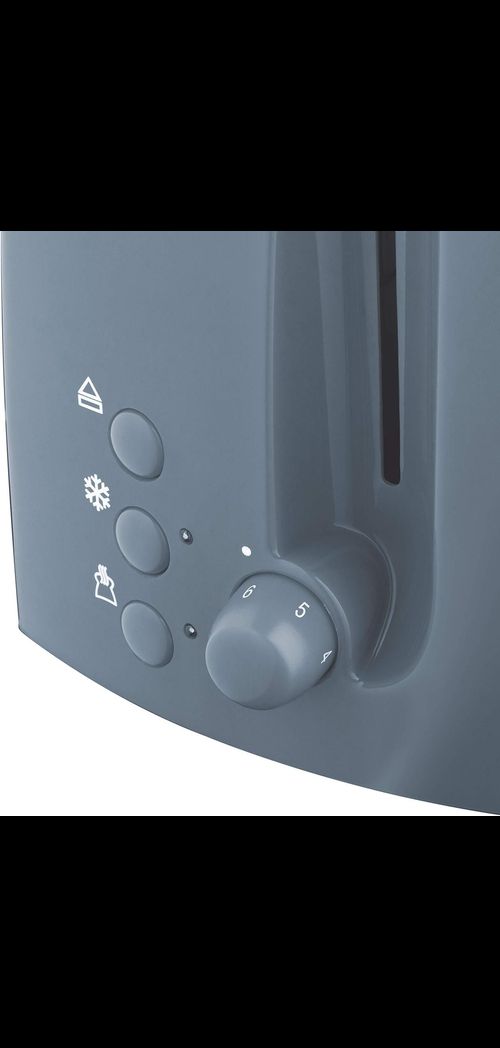 Russell Hobbs Textures 2-Slice Toaster 850 W, Grey 21644-Luxore