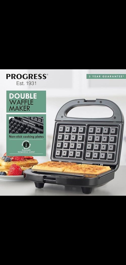Home Goods - Progress Double Waffle Maker