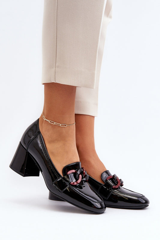 Block heel pumps model 193920 Step in style-Luxore