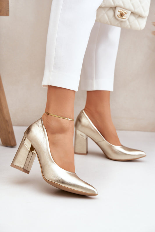 Block heel pumps model 206818 Step in style-Luxore