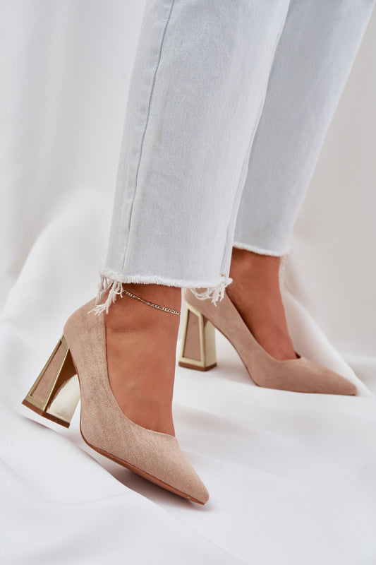 Block heel pumps model 208434 Step in style-Luxore