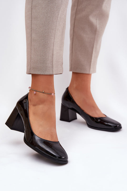 Block heel pumps model 211071 Step in style-Luxore