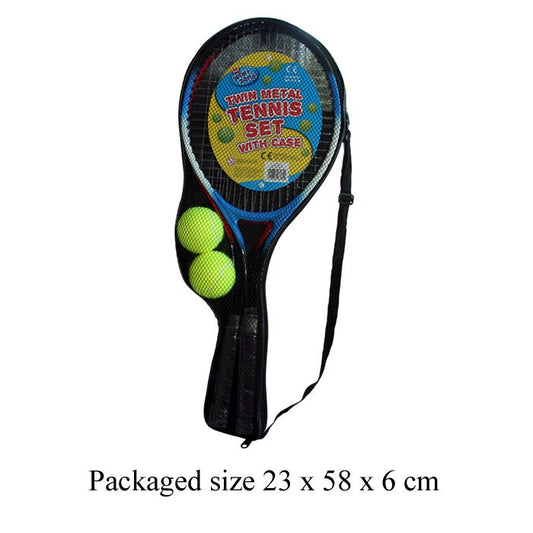 Twin Tennis Racket &amp; Ball Set