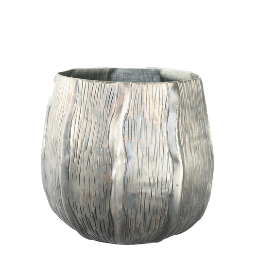 Antique Silver Eros Planter (15x16cm)