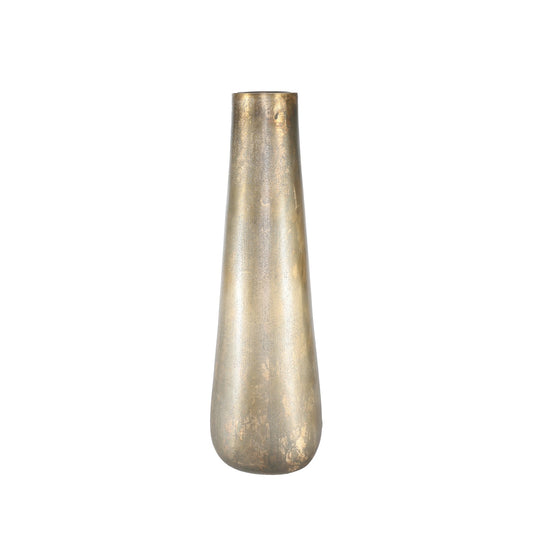 Antique Gold Poseidon Tapered Vase (49 x 15.5cm)