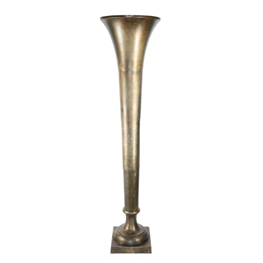 Gold Poseidon Trumpet Vase (140 x 34cm)