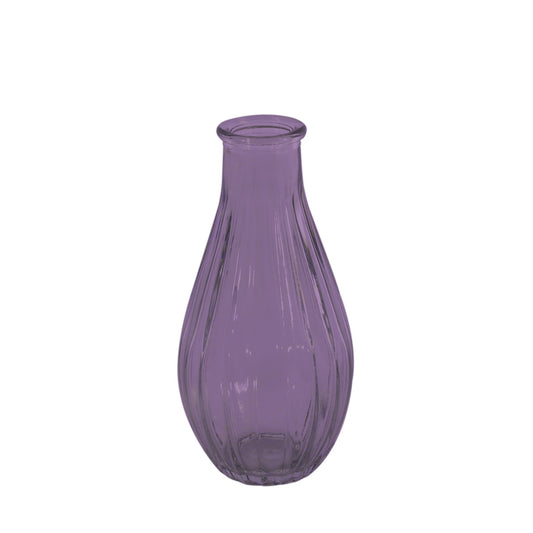 Lilac Vintage Fluted Bud Vase (14cm)
