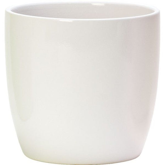 Swan White Ceramic Oxford Plant Pot  (Pack of 4)