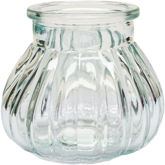 Clear Veneto Bubble Jar  (8cm x 9cm)