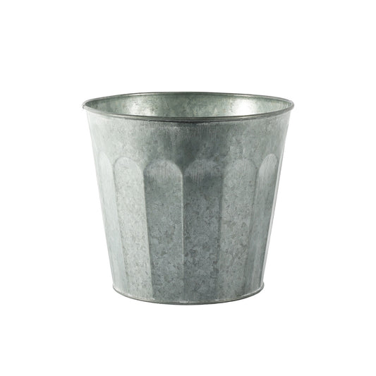 White Wash Embossed Zinc Tin (20cm)